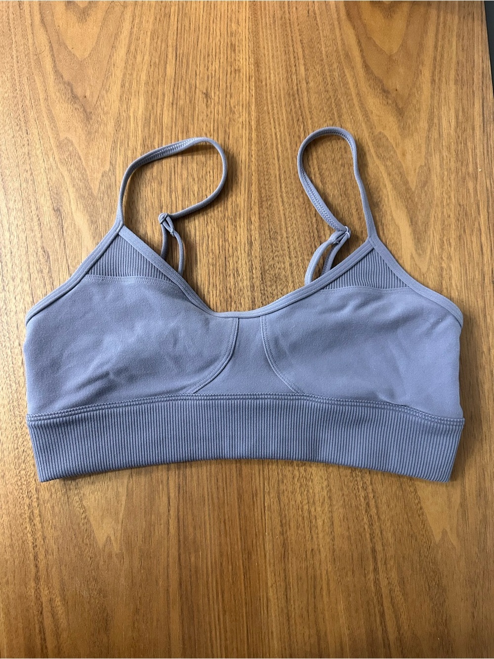 ALO Yoga Alosoft Head Start Bra SZ Small Lilac Athleisure Yoga Casual READ